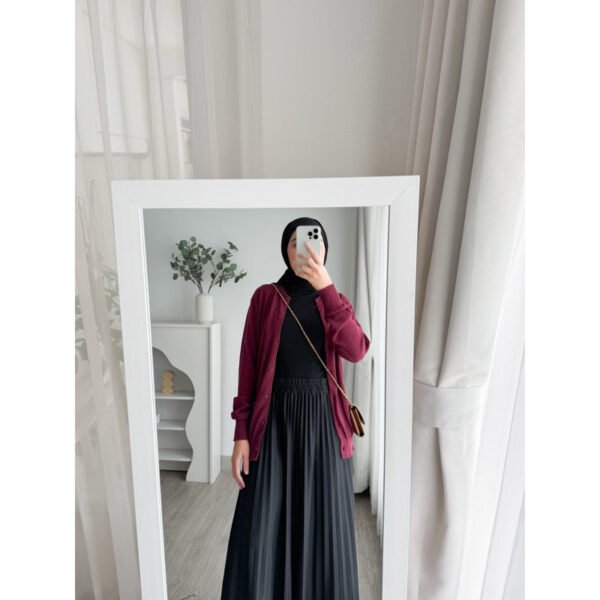 ByMeldev Cotton Basic Cardigan