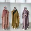 Premium Naura Batwing Cullote Set Setelan Daily dan Umroh