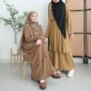 ByMeldev Tunik Rib Skirt Set Busui Nonbusui Setelan Rok