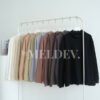 ByMeldev Turtleneck Knit Top Busui Nonbusui Atasan Basic