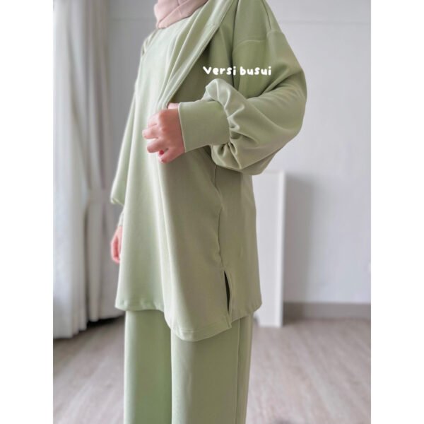 Puffy Knit Set Setelan Nonbusui Busui