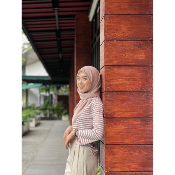 ByMeldev Monica Stripes Knit Top Busui Nonbusui Allsize Jumbo Size
