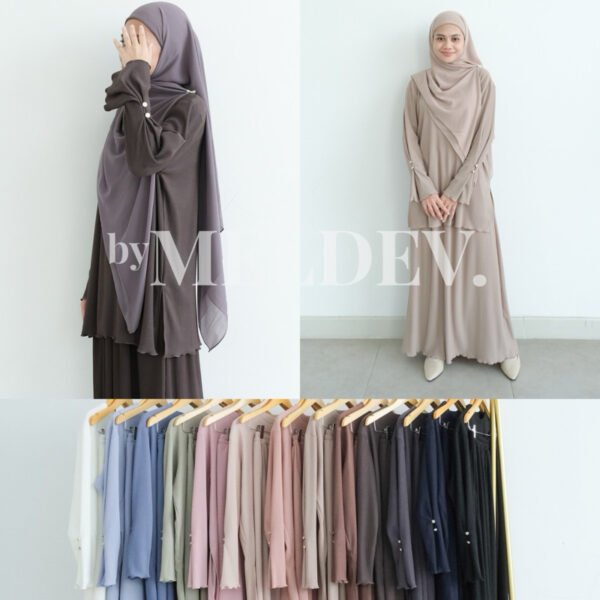 a15be03e-fdee-4437-9e6f-31780418b0b3.jpg ByMeldev Tulip Pleats Skirt Set Setelan Rok Busui Nonbusui