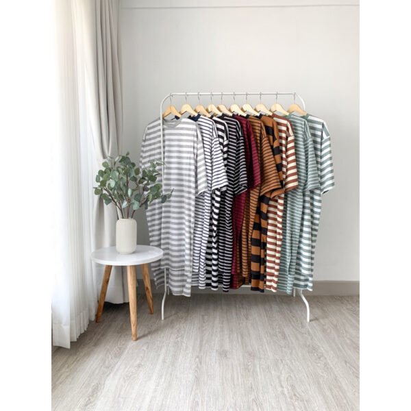 Bymeldev Basic Oversized Stripes Tunik Busui Nonbusui