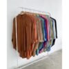 Bymeldev Oversized Shirt Kemeja Basic Polos Bumil Friendly