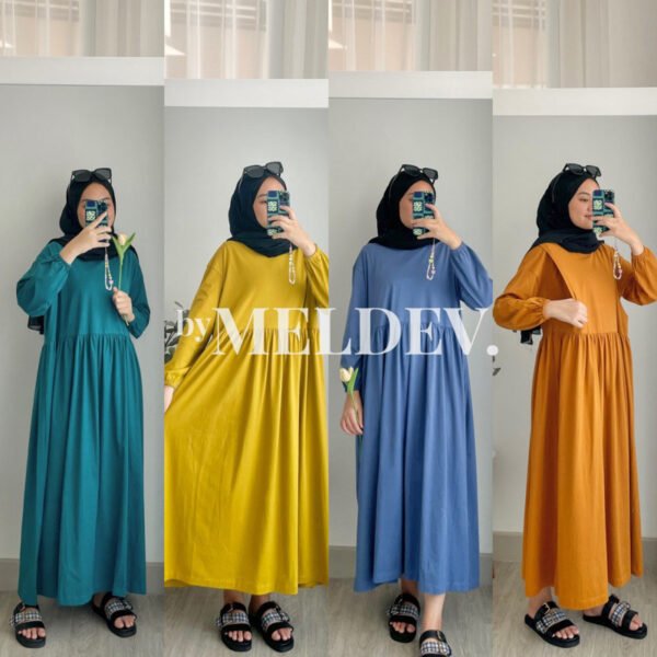 a8d0ec04-31db-4ff0-ada4-cb7d0fbb8498-1.jpg Bymeldev Hanna Ruffle Midi Dress