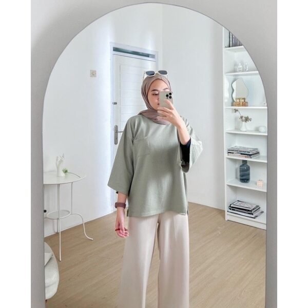 Bymeldev Waffle Basic Top Oversize Nonbusui Busui