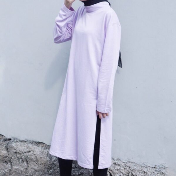 a9da1050-2b8c-4bc3-957b-0f3a626a27a0.jpg Midi Slit Dress Busui Nonbusui Polos