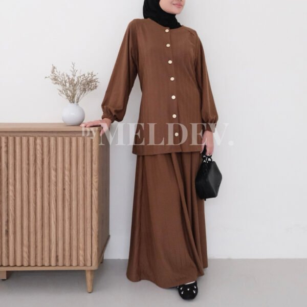 ByMeldev Raindrops Skirt Set Busui Bumil Friendly
