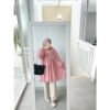 Leaves Babydoll Tunik