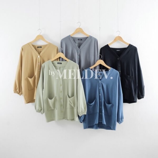 Button Oversize Cardi Jumbo Busui Friendly