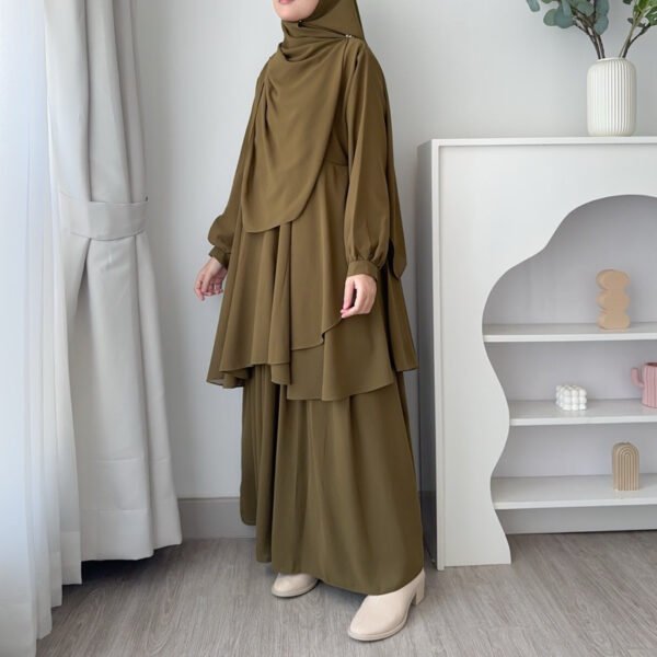 ByMeldev Basic Raya Ceruty Hijab Set