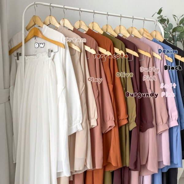 ByMeldev Basic Raya Ceruty Hijab Set