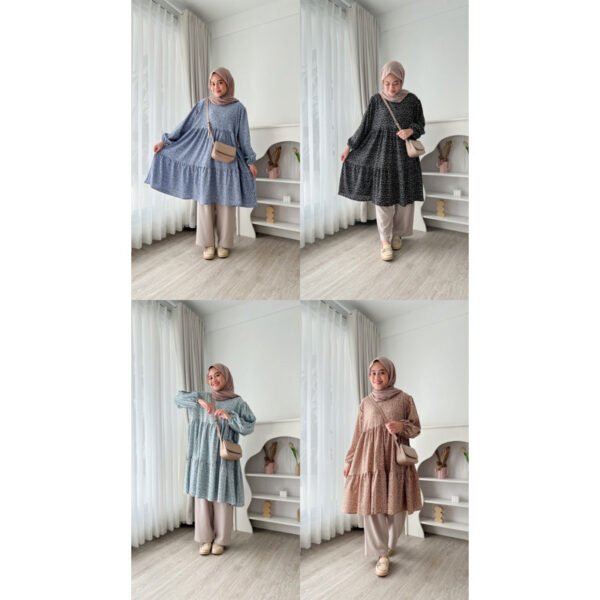 Bymeldev Floral Oversized Tunik
