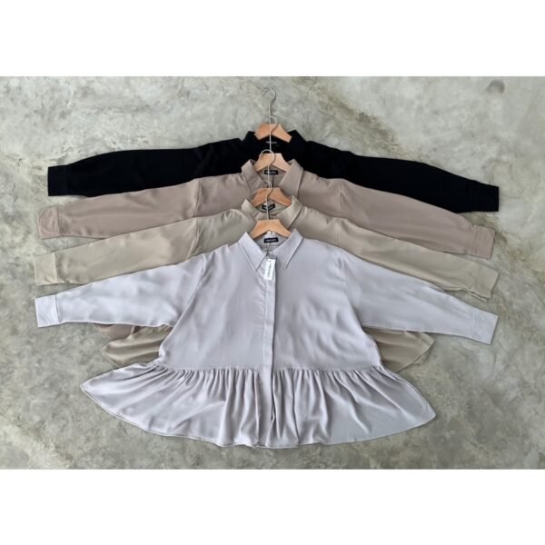 Bymeldev Narra Oversized Ruffle Shirt