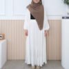 Slim Button Long Dress