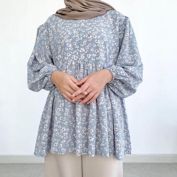 Bymeldev Floral Ruffle Blouse Top