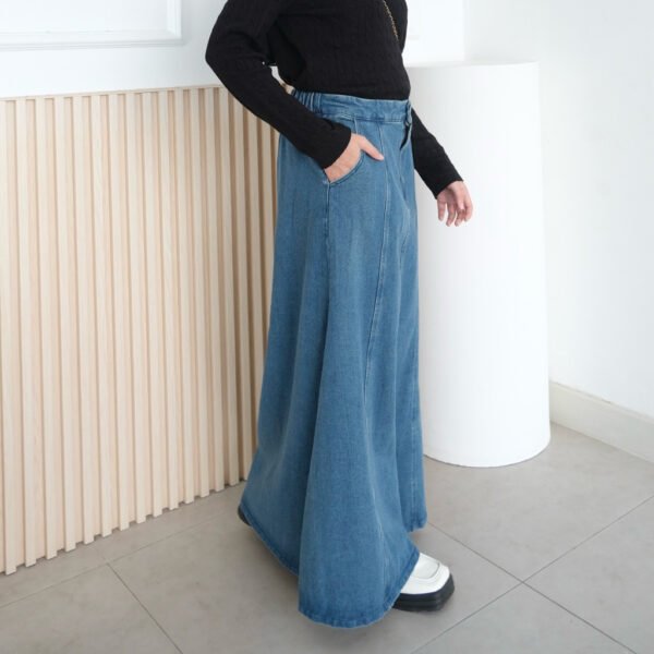 b9c53f46-b20e-44e2-bc35-1eb27948d640.jpg ByMeldev Mermaid Denim Skirt Rok Duyung A-Line Jeans Size M L XL