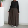 c26a622b-06ae-4e93-b345-01120c792ae7.jpg ByMeldev Premium Pleats Straight Skirt