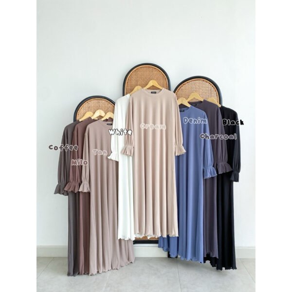 c3694f69-ad5b-4aa8-a2f6-bdb636568690-1.jpg ByMeldev Premium Pleats Dress Busui Nonbusui Bumil Friendly