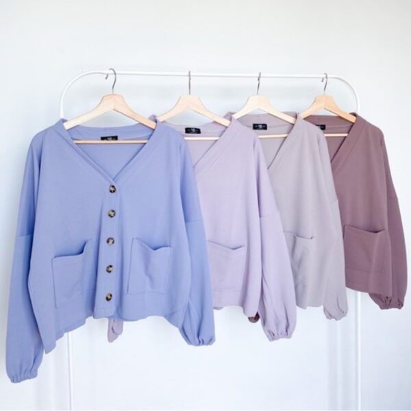 Milly Oversized Cardigan Lengan Balon