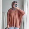 Bymeldev Knit Batwing Oversize Top