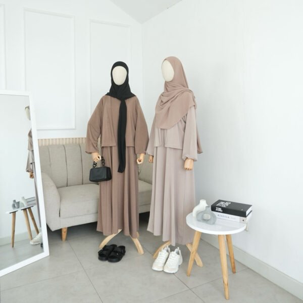 c9ca63c9-7244-484d-8557-9e37acdb81aa-1.jpg ByMeldev Terry Cardi Dress Set Setelan Cardigan Dress Busui Nonbusui