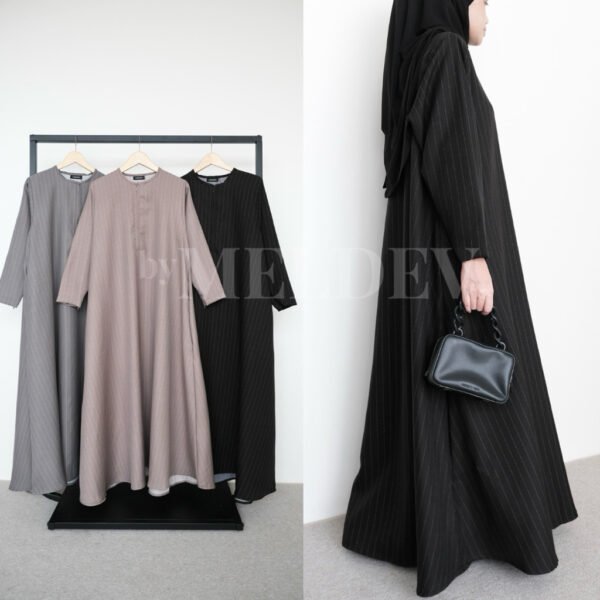 ByMeldev Basic Belucci Stripes Dress Gamis Salur Premium