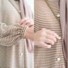 ByMeldev Winter Stripes Cardi Top