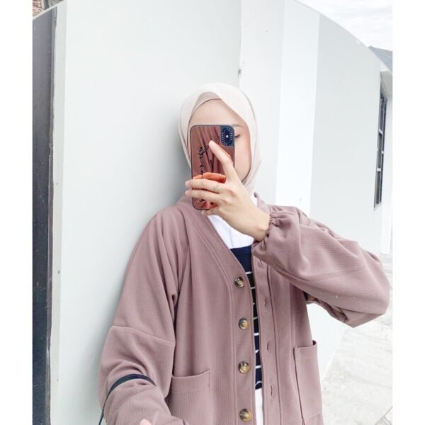 Milly Oversized Cardigan Lengan Balon