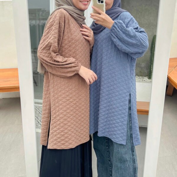 Bymeldev Bubble Midi Tunik Busui Nonbusui Bumil Friendly