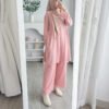 ByMeldev Tunik Stripes Set Setelan Celana