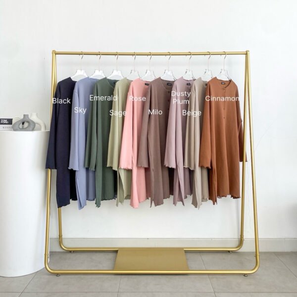 ByMeldev Wavy Knit Tunik Cardi