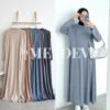 Basic A-Line Crinkle Dress Non Busui & Busui