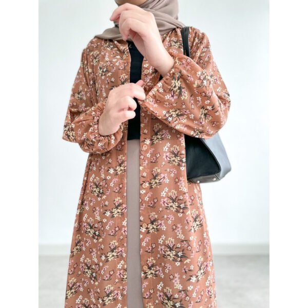 Bymeldev Floral Button Long Dress