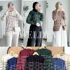 ByMeldev Cotton Stripes Cardigan Katun LD 110