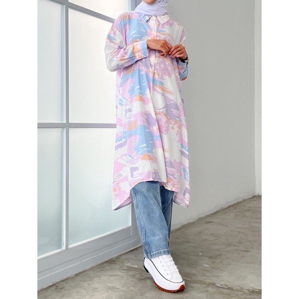 Bymeldev Midi Tunik Nonbusui, Busui & Bumil Friendly