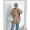Basic Oversized Crewneck Sweater LD140cm