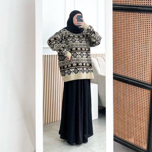 e8a8da1c-16ae-4ea4-aec0-ea731022ac2c-1.jpg ByMeldev Tribal Boho Oversized Crewneck & Cardigan Bumil & Busui Friendly