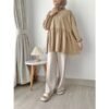 Bymeldev Ruffle Oversized Top Nonbusui Busui
