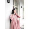Button Midi Dress Bumil Friendly