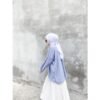 Oversize Knit Top High Neck Atasan Jumbo