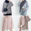 ByMeldev Winter Stripes Cardi Top