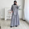 fae7eeea-a3f9-43a0-bbd4-e796762741ea.jpg ByMeldev Cotton Stripes Shirt & Skirt Kemeja Rok Salur Set Setelan