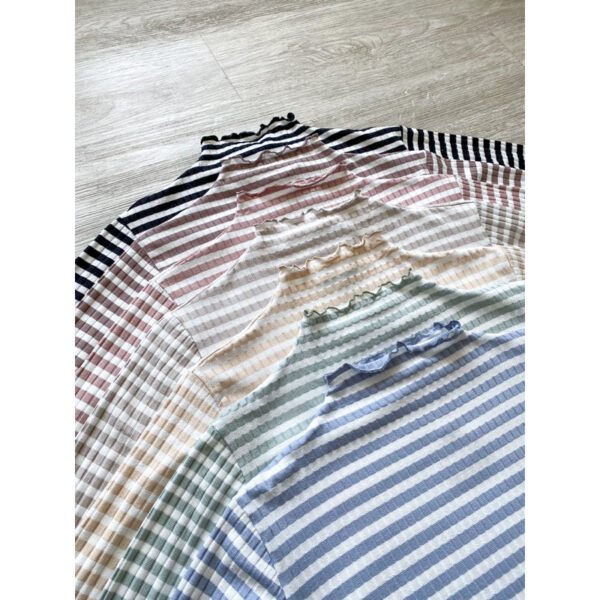 ByMeldev Monica Stripes Knit Top Busui Nonbusui Allsize Jumbo Size