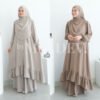 ByMeldev Ghania Tunik Hijab Set Umroh