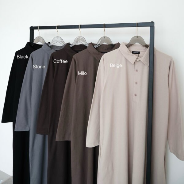 2e568d85-6a9e-4e82-bbf7-831d056b7330.jpg ByMeldev Basic Polo Dress Gamis Polo Busui Friendly