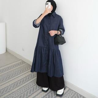 6b0d4c6b144b49fcaa18b17fb511c835~tplv-aphluv4xwc-origin-jpeg ByMeldev Denim Shirt & Skirt Set
