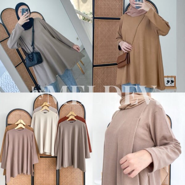 7b823763-ee2a-4210-98ff-bf2383996b1b.jpg ByMeldev Knit A-Line Top Busui Nonbusui Bumil Friendly