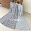 a00c6ca2-6374-4b7b-8550-e8556b94c92c.jpg ByMeldev Floral Stripes Cotton Dress Gamis Katun Salur